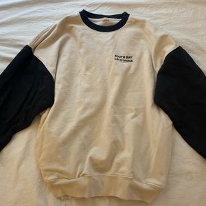 RARE brandy melville south bay crew neck sweatshirt